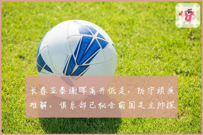 长春亚泰谢晖高开低走，防守顽疾难解，俱乐部已秘会前国足主帅探讨合作